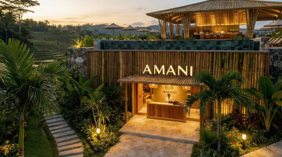 AMANI Nature Resort — vstup