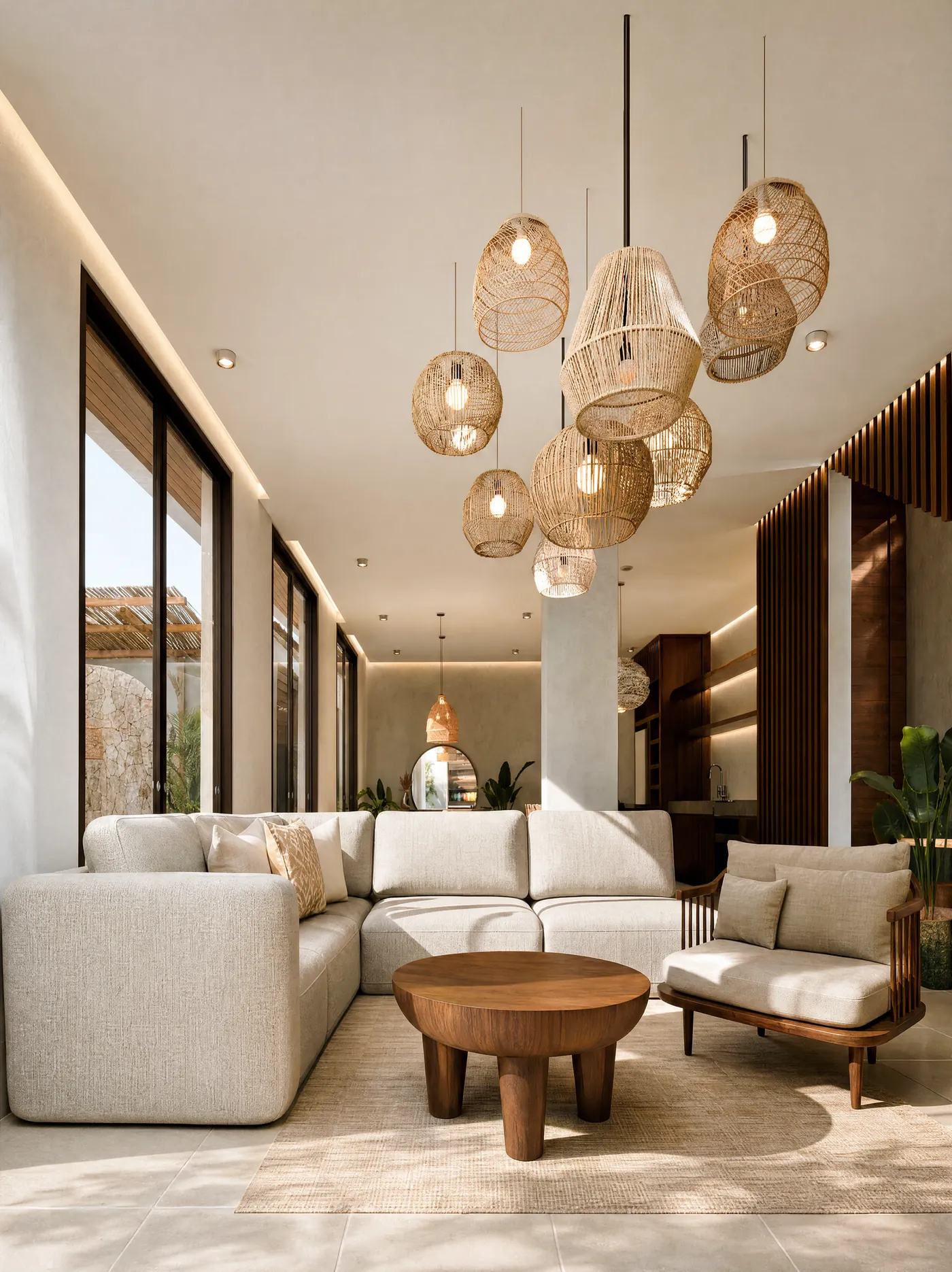 Villa Seseh — living area
