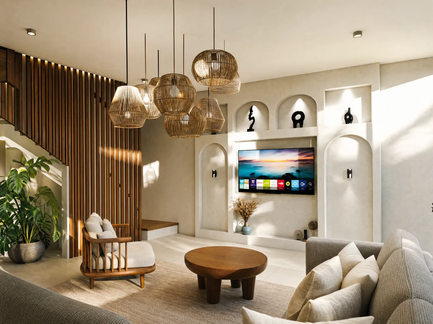 Villa Seseh — living room